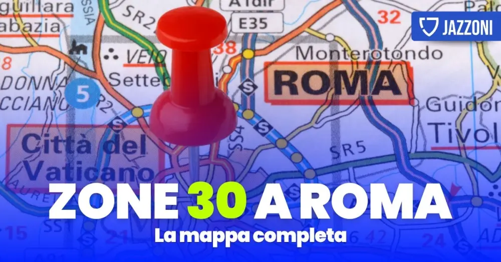 Immagine Zona 30 Roma mappa: centro storico, autovelox e sanzioni