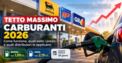 Tetto massimo carburanti 2026: Eni, IP e Q8, come funziona immagine